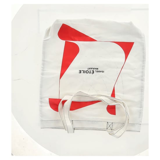 Étoile Isabel Marant Printed Tote in White Canvas - Image 6