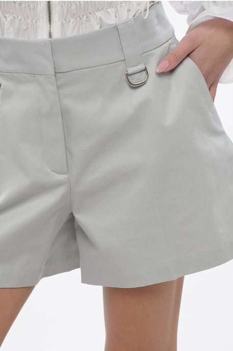 Högmidjade cargoshorts i ljusblått - Image 3