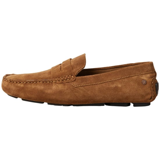 Jack & Jones Jensen Herr Mockasin I Konjakfärgat Mocka - Image 4