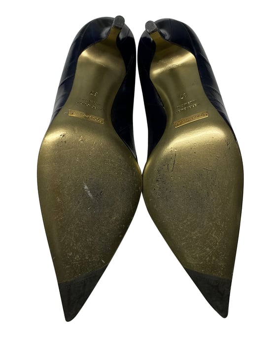Dolce & Gabbana Cardinale 60 Pumps i svart ålläder - Image 4