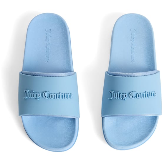 Juicy Couture Embossed PVC Women's Dusk Blue Slides - Image 3