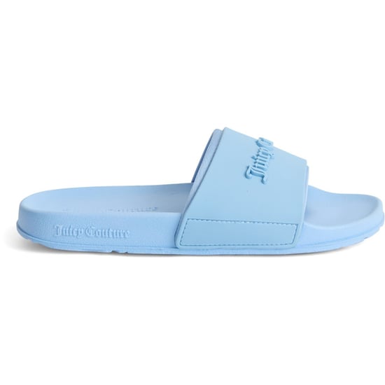 Juicy Couture Embossed PVC Women's Dusk Blue Slides - Image 4