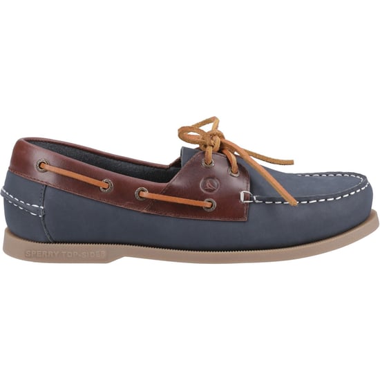 Sperry Tacoma Heren Bootschoenen Van Leer In Marineblauw/Bruin - Image 5