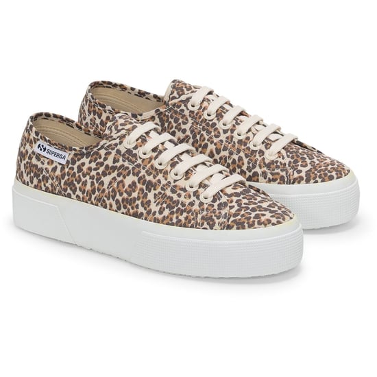 Superga 2740 Leopard Print Canvas Women's Leopard Trainers - Image 1