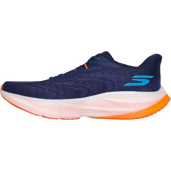 Skechers Performance GO RUN Ride 12 Textil Herrskor Marinblå/Orange - Image 4