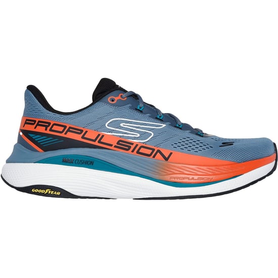 Skechers Performance Max Cushioning Propulsion Textiel Heren Sneakers In Leisteenkleur - Image 5