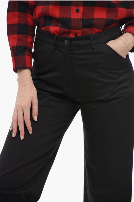 Straight Fit MILITARY Chino in Black - Image 3