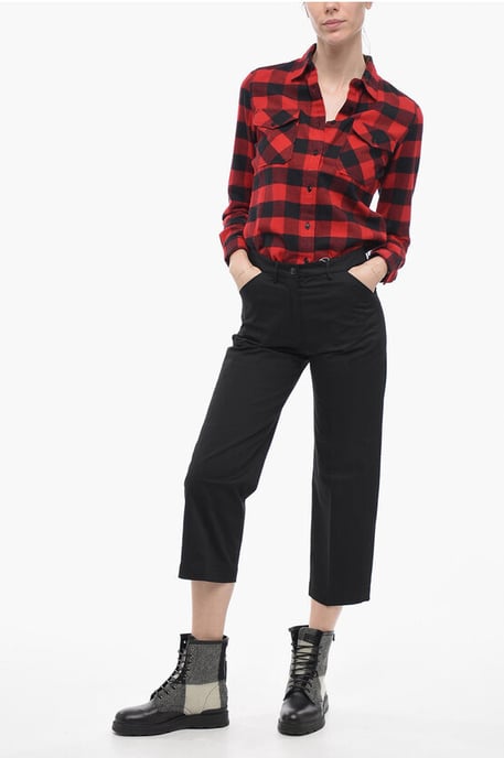 Straight Fit MILITARY Chino in Black - Image 4