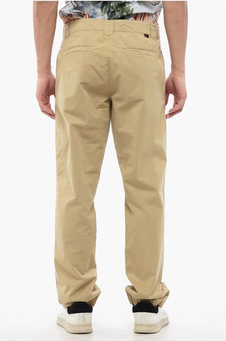 High Waisted Chino Pants in Beige - Image 2