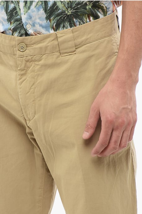 High Waisted Chino Pants in Beige - Image 3