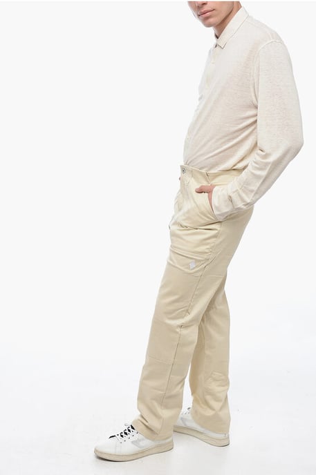 Cotton CROSS Chinos Pants in Beige - Image 4
