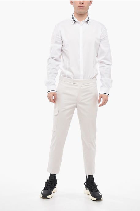 Skinny Fit bomullscargobyxor - Image 4