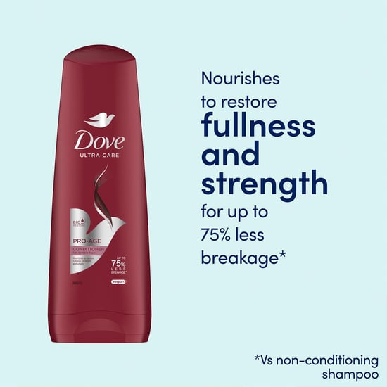 Dove Nourishing Conditioner Pro-Age for Brittle & Damaged Hair, 350ml - Image 4
