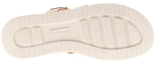 Hush Puppies Dames Sandalen Celeste Slip-On Gladiator Leer Gesp Beige - Image 5