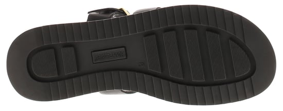 Hush Puppies Dames Sandalen Celeste Slip-On Gladiator Leer Gesp Zwart - Image 5