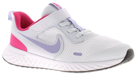 Nike Junior Girls Trainers Revolution 5 Touch Fastening grey - Image 1