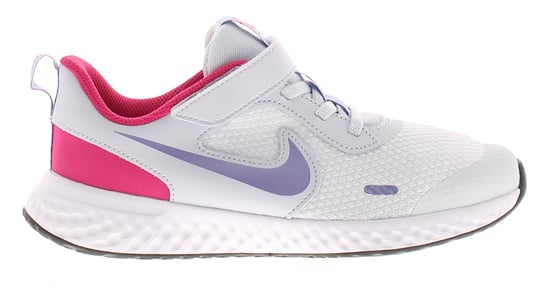 Nike Junior Girls Trainers Revolution 5 Touch Fastening grey - Image 2