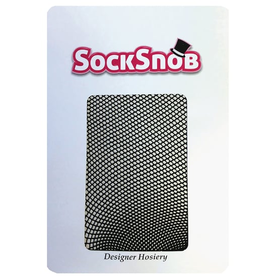 Ladies Black Soft Fishnet Stockings - Image 2