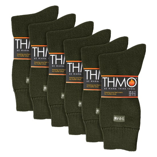 6 Par Mäns Mjuka Andningsbara Termosockor - Image 2
