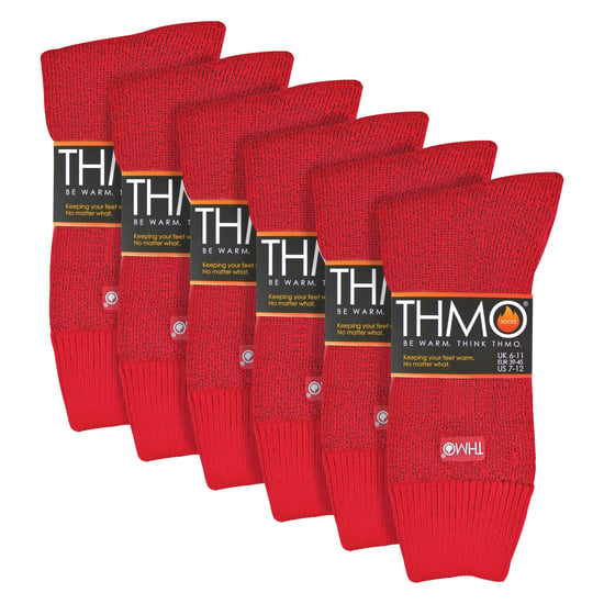 6 Pairs Mens Soft Breathable Thermal Socks - Image 2