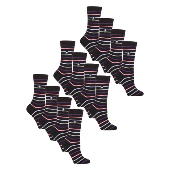 12 Par Dam Ultra Lätta Mjuka Termosockor - Image 1