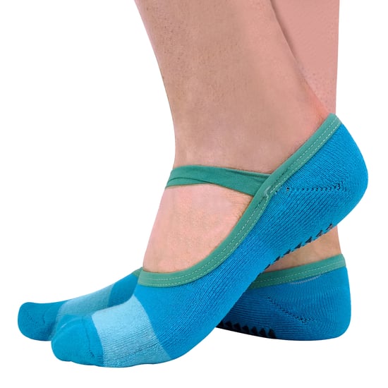 6-Pack Dames Antislip Yoga Sokken Met Bandjes - Image 3