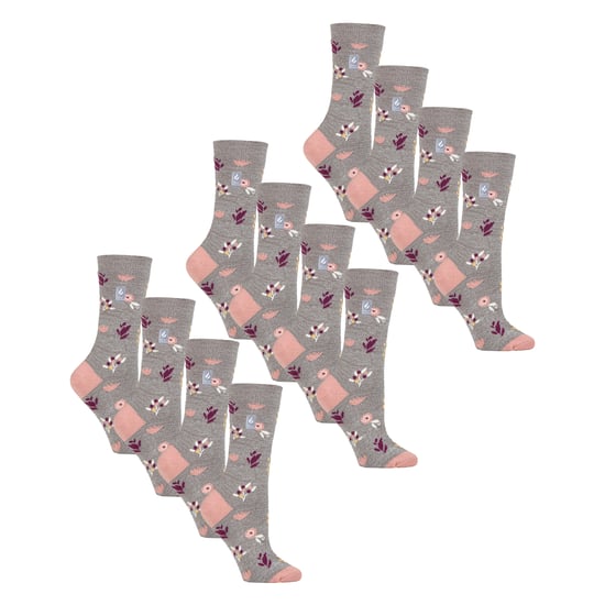 12 Par Dam Ultra Lätta Mjuka Termosockor - Image 1