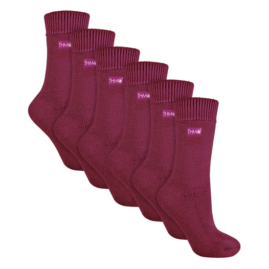6 Par Dam Mjuka Andningsbara Termosockor - Image 1