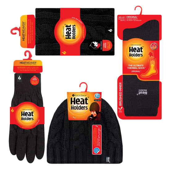 Ladies Thermal Winter Set - Hat, Gloves, Neckwarmer & Twist Socks - Image 2