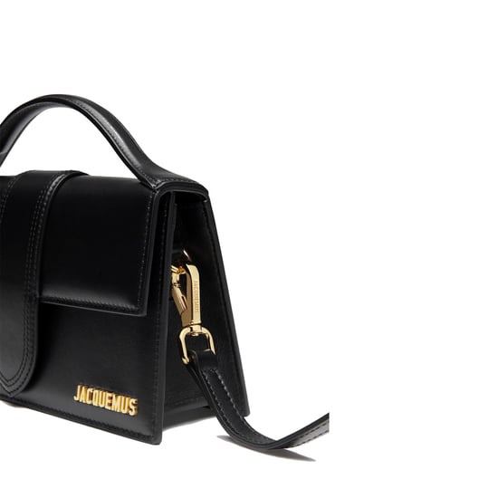 Jacquemus Le Grand Bambino Läderväska - Gyllene Logotyp - Image 3