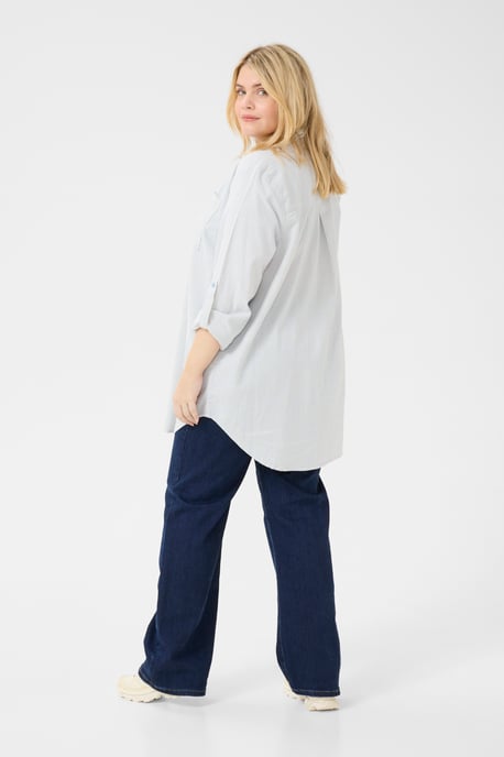 Tuniek Loose fit blue white - Image 2