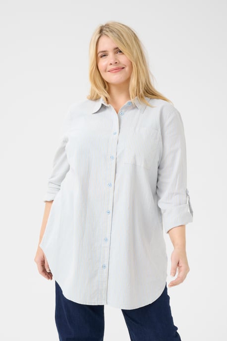 Tuniek Loose fit blue white - Image 3
