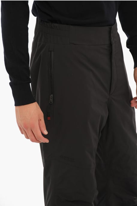 Waterproof Fabric Padded Ski Pants in Black - Image 3