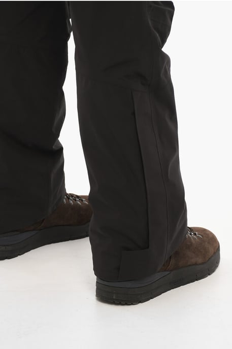 Waterproof Fabric Padded Ski Pants in Black - Image 4