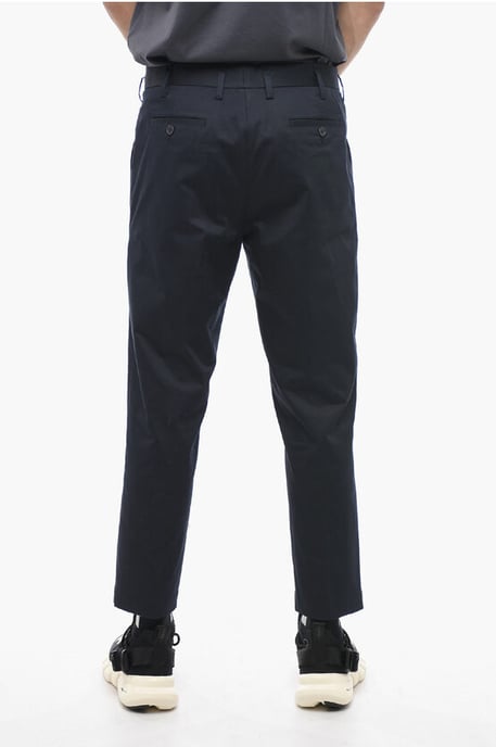 Slim Fit JAMIE Pants with Belt Loops in Blue - Image 2