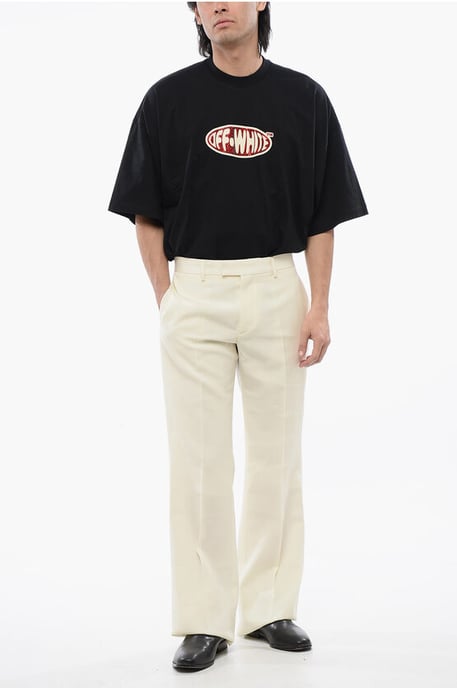 Flare Fit Pants in Beige - Image 4