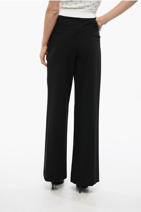 Straight leg DRUMMOND Pants with Pleats in Black - Image 2