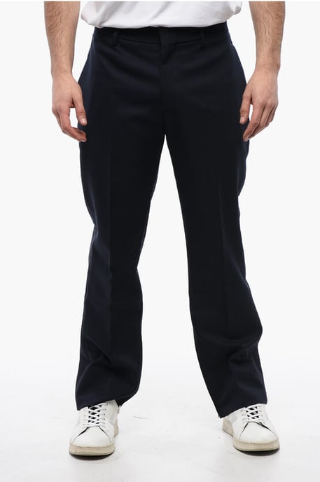Carrot-Fit DRILL Pants in Midnight blue - Image 1