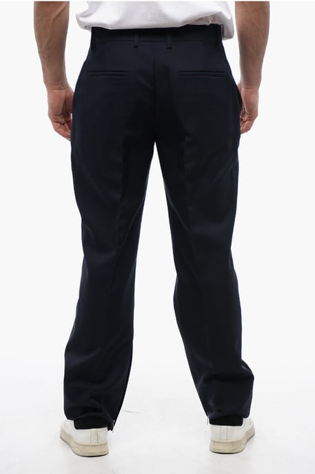 Carrot-Fit DRILL Pants in Midnight blue - Image 2