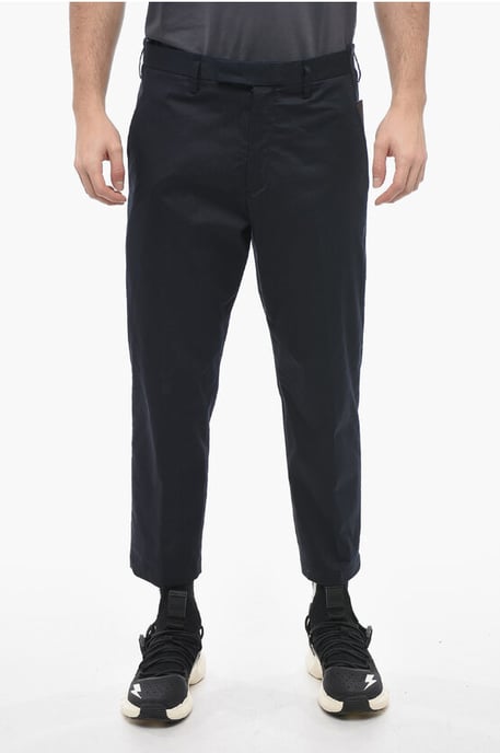 Slim Fit JAMIE Pants with Belt Loops in Blue - Image 1