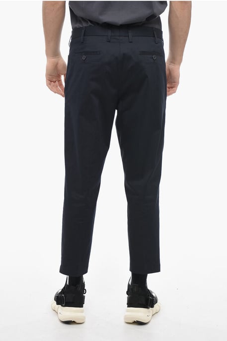 Slim Fit JAMIE Pants with Belt Loops in Blue - Image 2