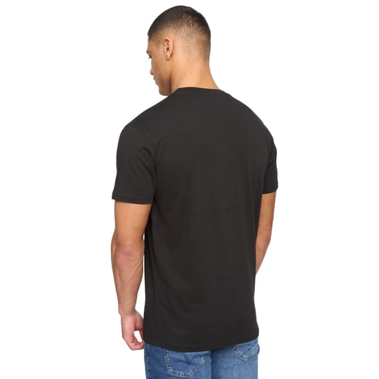 Henleys Heren Henbank T-Shirt (Zwart) - Image 2