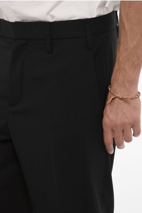 Low Waisted Slim Fit JACK Pants in Black - Image 3