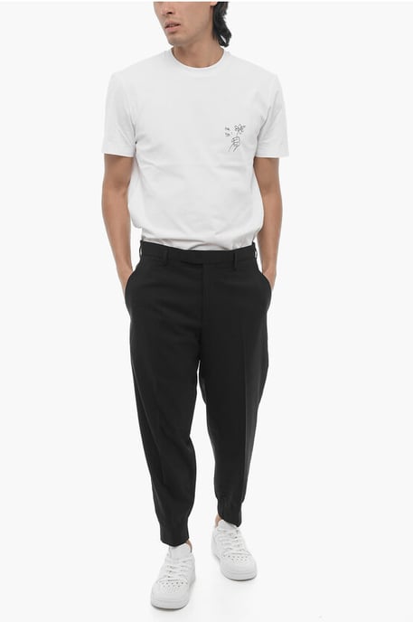Lågmidjade slim fit JACK-byxor med muddar i midnattsblått - Image 4