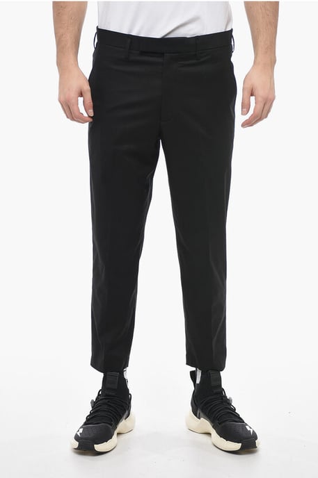 Regular Waist Slim Fit JAMIE Pants in Black - Image 1