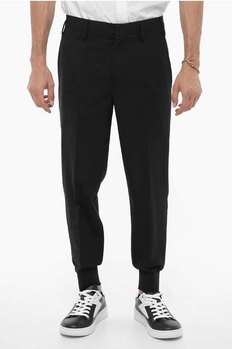 Low Rise Slim Fit JACK Casual Pants in Black - Image 1