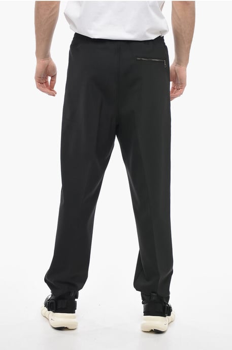 Loose Fit LOUIS Pants with Elastic Waistband in Black - Image 2