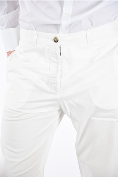 Stretch BOYFRIEND Pants in White - Image 4