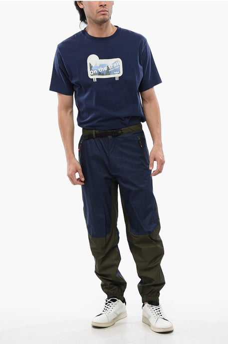 Two-toned SPRINGER Pants in Blu, Verde - Image 4