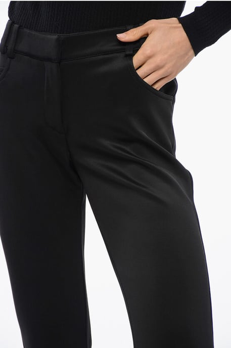 Flared-Fit Pants in Black - Image 2